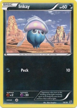 Inkay 18 39 XY Kalos Starter Sets Inkay 18 39 XY Kalos Starter Sets