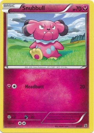 Snubbull 22 39 XY Kalos Starter Sets Snubbull 22 39 XY Kalos Starter Sets