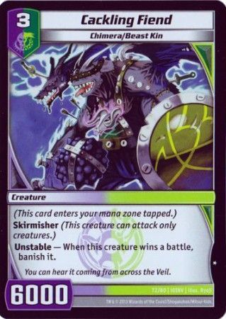 Cackling Fiend 72 80 Common Cackling Fiend 72 80 Common