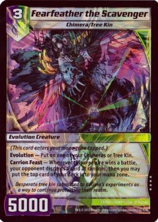 Fearfeather the Scavenger 73 80 Very Rare Kaijudo Invasion Earth 10INV Fearfeather the Scavenger 73 80 Very Rare Kaijudo Invasion Earth 10INV