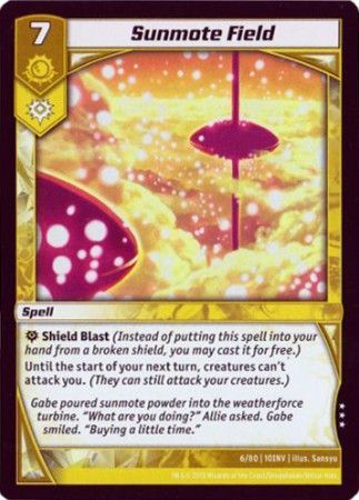 Sunmote Field 6 80 Rare Kaijudo Invasion Earth 10INV Sunmote Field 6 80 Rare Kaijudo Invasion Earth 10INV