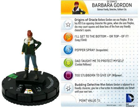 BARBARA GORDON #010 Batman Arkham Origins DC Heroclix