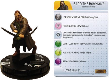 Heroclix The Hobbit Movie 2 Desolation of Smaug 006 Lake-Town Sentry Common 