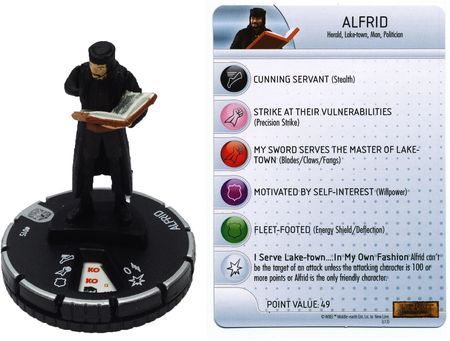 Alfrid 015 Hobbit Desolation of Smaug Heroclix Alfrid 015 Hobbit Desolation of Smaug Heroclix