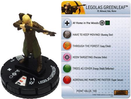 Legolas Greenleaf 016 Hobbit Desolation of Smaug Heroclix Legolas Greenleaf 016 Hobbit Desolation of Smaug Heroclix