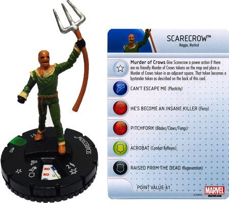Scarecrow 022 Invincible Iron Man Booster Set Marvel Heroclix Invincible Iron Man Booster Set Scarecrow 022 Invincible Iron Man Booster Set Marvel Heroclix Invincible Iron Man Booster Set