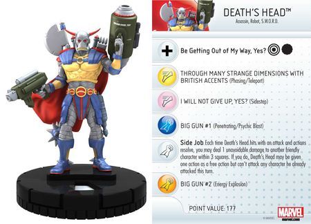 Death s Head 028 Invincible Iron Man Booster Set Marvel Heroclix Death s Head 028 Invincible Iron Man Booster Set Marvel Heroclix