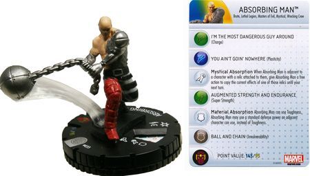 Absorbing Man 033 Invincible Iron Man Booster Set Marvel Heroclix Absorbing Man 033 Invincible Iron Man Booster Set Marvel Heroclix