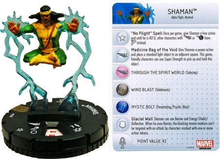 Shaman 040 Invincible Iron Man Booster Set Marvel Heroclix Shaman 040 Invincible Iron Man Booster Set Marvel Heroclix