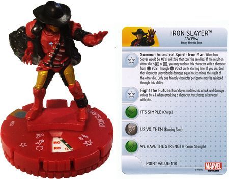 Iron Slayer 1890s 054 Chase Rare Invincible Iron Man Booster Set Marvel Heroclix Iron Slayer 1890s 054 Chase Rare Invincible Iron Man Booster Set Marvel Heroclix