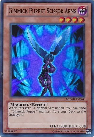 Gimmick Puppet Scissor Arms NUMH EN008 Super Rare Unlimited Number Hunters Unlimited Singles Gimmick Puppet Scissor Arms NUMH EN008 Super Rare Unlimited Number Hunters Unlimited Singles