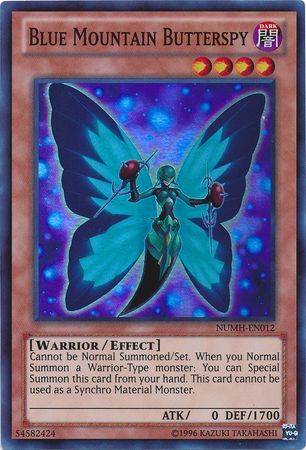 Blue Mountain Butterspy NUMH EN012 Super Rare Unlimited Blue Mountain Butterspy NUMH EN012 Super Rare Unlimited