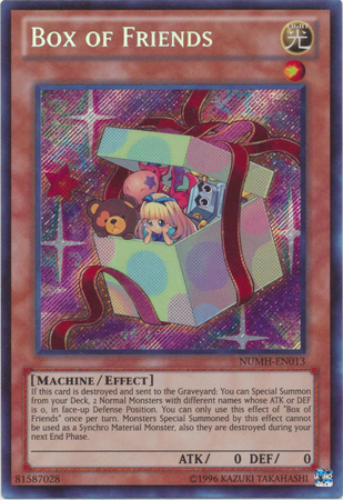 Box of Friends NUMH EN013 Secret Rare Unlimited Box of Friends NUMH EN013 Secret Rare Unlimited