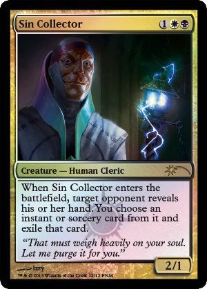 Sin Collector FNM Foil Promo Sin Collector FNM Foil Promo
