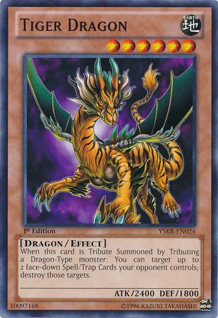 TIGER DRAGON YSKR-EN024 1st EDITION STARTER DECK 2013 COMMON YTCG