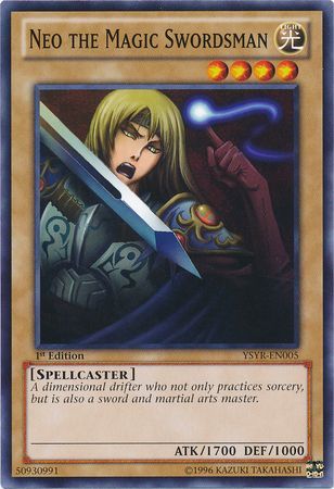 Neo the Magic Swordsman YSYR EN005 Common 1st Edition Starter Deck Yugi Reloaded 1st Edition Singles Neo the Magic Swordsman YSYR EN005 Common 1st Edition Starter Deck Yugi Reloaded 1st Edition Singles