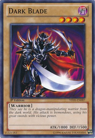 Dark Blade YSYR EN007 Common 1st Edition Starter Deck Yugi Reloaded 1st Edition Singles Dark Blade YSYR EN007 Common 1st Edition Starter Deck Yugi Reloaded 1st Edition Singles