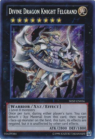 Divine Dragon Knight Felgrand SHSP EN056 Secret Rare Unlimited Divine Dragon Knight Felgrand SHSP EN056 Secret Rare Unlimited