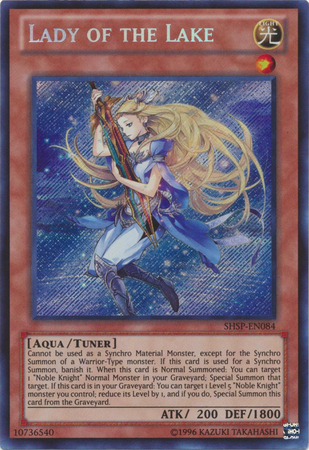 Lady of the Lake SHSP EN084 Secret Rare Unlimited Lady of the Lake SHSP EN084 Secret Rare Unlimited