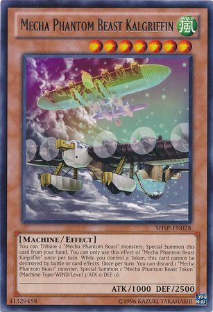 Mecha Phantom Beast Kalgriffin SHSP EN028 Rare Unlimited Shadow Specters Unlimited Singles Mecha Phantom Beast Kalgriffin SHSP EN028 Rare Unlimited Shadow Specters Unlimited Singles