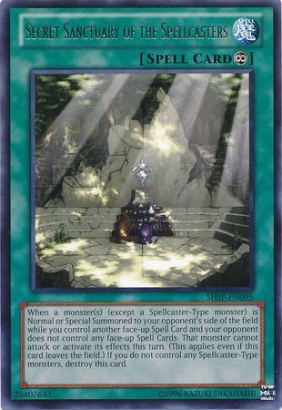 Secret Sanctuary of the Spellcasters SHSP EN095 Rare Unlimited Secret Sanctuary of the Spellcasters SHSP EN095 Rare Unlimited