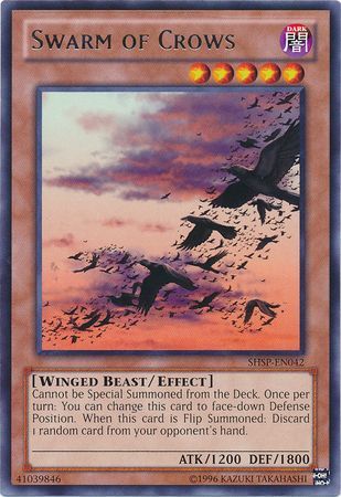 Swarm of Crows SHSP EN042 Rare Unlimited Shadow Specters Unlimited Singles Swarm of Crows SHSP EN042 Rare Unlimited Shadow Specters Unlimited Singles