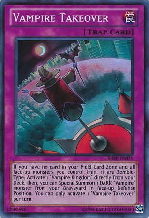 Vampire Takeover SHSP EN075 Super Rare Unlimited Vampire Takeover SHSP EN075 Super Rare Unlimited