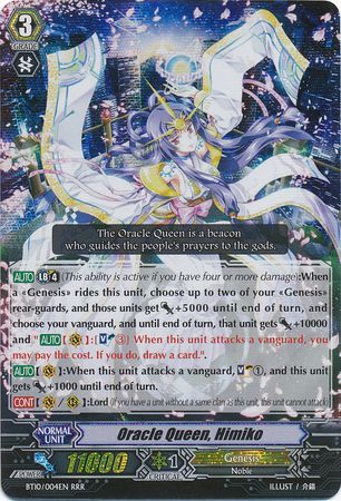Oracle Queen Himiko BT10 004EN Triple Rare RRR Oracle Queen Himiko BT10 004EN Triple Rare RRR