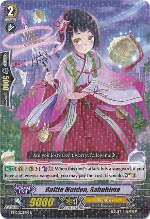 Battle Maiden Sahohime BT10 029EN Rare R Vol 10 Triumphant Return of the King of Knights Singles Battle Maiden Sahohime BT10 029EN Rare R Vol 10 Triumphant Return of the King of Knights Singles