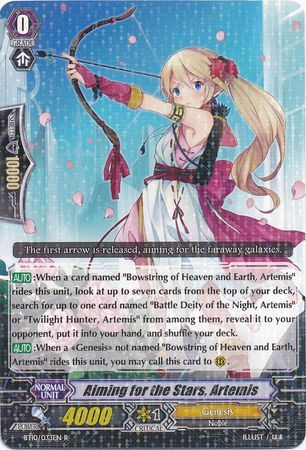 Aiming for the Stars Artemis BT10 033EN Rare R Aiming for the Stars Artemis BT10 033EN Rare R
