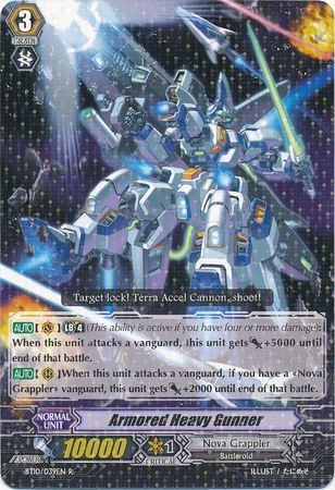 Armored Heavy Gunner BT10 039EN Rare R Armored Heavy Gunner BT10 039EN Rare R