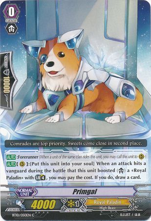 Primgal BT10 050EN Common C Vol 10 Triumphant Return of the King of Knights Singles Primgal BT10 050EN Common C Vol 10 Triumphant Return of the King of Knights Singles