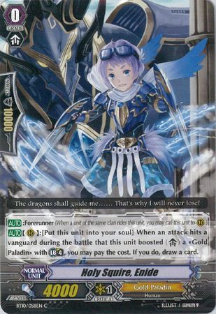 Holy Squire Enide BT10 058EN Common C Vol 10 Triumphant Return of the King of Knights Singles Holy Squire Enide BT10 058EN Common C Vol 10 Triumphant Return of the King of Knights Singles
