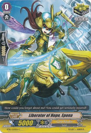 Liberator of Hope Epona BT10 059EN Common C Liberator of Hope Epona BT10 059EN Common C