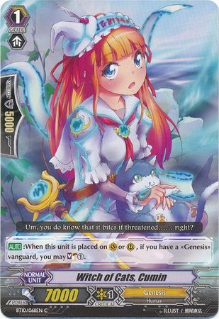 Witch of Cats Cumin BT10 068EN Common C Witch of Cats Cumin BT10 068EN Common C