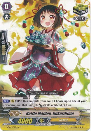 Battle Maiden Kukurihime BT10 073EN Common C Battle Maiden Kukurihime BT10 073EN Common C