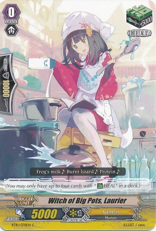 Witch of Big Pots Laurier BT10 078EN Common C Witch of Big Pots Laurier BT10 078EN Common C