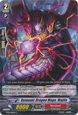 Demonic Dragon Mage Majila BT10 081EN Common C Vol 10 Triumphant Return of the King of Knights Singles Demonic Dragon Mage Majila BT10 081EN Common C Vol 10 Triumphant Return of the King of Knights Singles