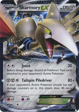 Skarmory EX 80 146 Ultra Rare XY Base Set Singles Skarmory EX 80 146 Ultra Rare XY Base Set Singles
