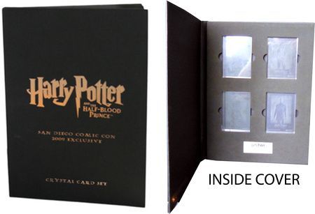 Harry Potter SDCC 2009 Crystal Card Limited Edition 064 250 4 Card Set Harry Potter Singles and Sealed Product Harry Potter SDCC 2009 Crystal Card Limited Edition 064 250 4 Card Set Harry Potter Singles and Sealed Product