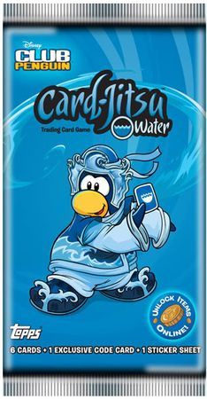 Club Penguin Card Jitsu Water Booster Pack Club Penguin Card Jitsu Water Booster Pack