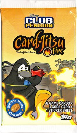 Club Penguin Card: Jitsu Fire Booster Pack | TrollAndToad