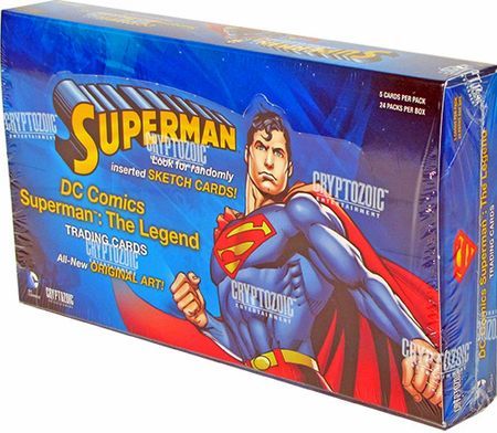 Superman Trading Card Box DC Cryptozoic Various Other CCG Sealed Product Superman Trading Card Box DC Cryptozoic Various Other CCG Sealed Product