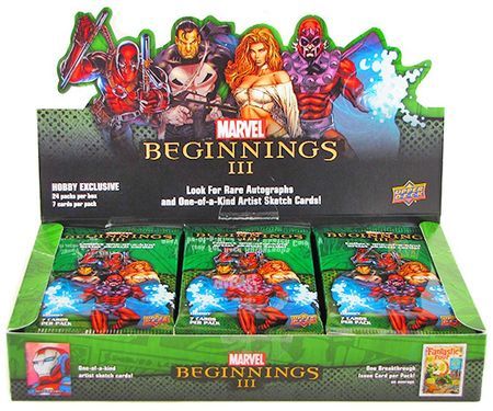 Marvel Beginnings 3 Hobby Box Upper Deck Various Other CCG Sealed Product Marvel Beginnings 3 Hobby Box Upper Deck Various Other CCG Sealed Product