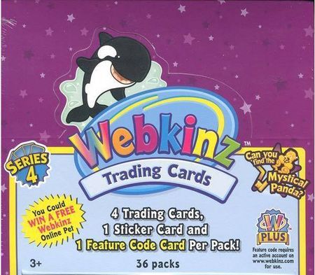 Webkinz Series 4 Trading Card Box Webkinz Series 4 Trading Card Box