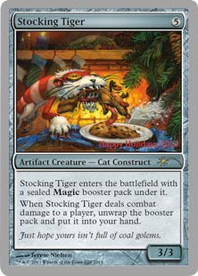 Stocking Tiger Holiday Foil Promo 2013 Magic The Gathering Promo Cards Stocking Tiger Holiday Foil Promo 2013 Magic The Gathering Promo Cards