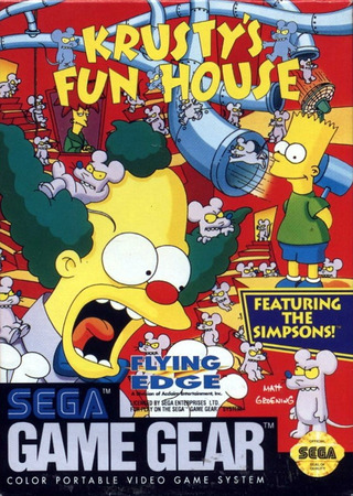 Krusty s Fun House Sega Game Gear Sega Game Gear Krusty s Fun House Sega Game Gear Sega Game Gear