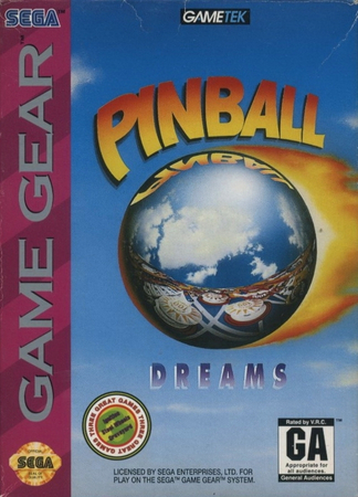 Pinball deals Dreams for Sega Game Gear