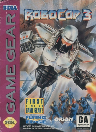 Robocop 3 Sega Game Gear Sega Game Gear