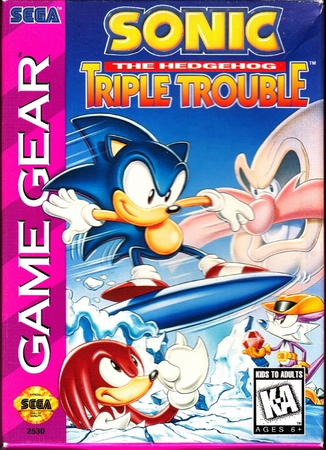 Sonic Triple Trouble Sega Game Gear Sonic Triple Trouble Sega Game Gear